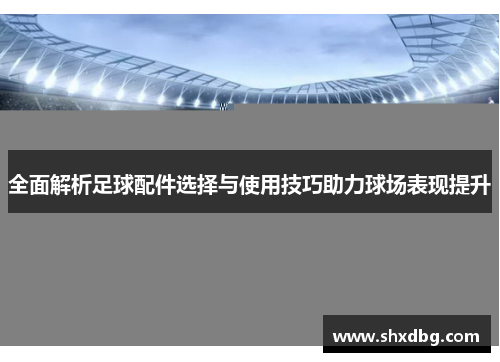 全面解析足球配件选择与使用技巧助力球场表现提升